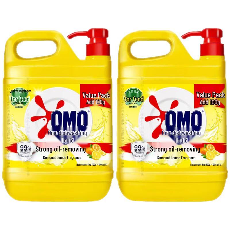 OMO Lemon Scent Dish Soap