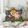 Cartoon MMashaand the BBear Cute Pillow Case Bedroom Sofa Living Room Backrest Decoration Square Cushion Nap Time