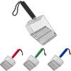 Stainless Steel Cat Litter Shovel Hanging Design Pet Feces Cleaner Pet Cleaner Scoop  Pet Toilets