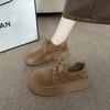 Thick-soled Lazy Shoes Women's British Style Retro Women's Shoes Spring and Autumn 2025 New Small Man Height Increase One Pedal Single Shoes