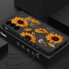 Чехол для телефона с подсолнухами для Samsung Galaxy A56 A17 A26 A16 A36 A55 A54 A53 A15 S24 S25 FE S25 S22 S23 Ultra Plus с ремешком, мягкая обложка