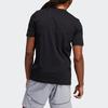 Adidas T Shirts Men's Black Crew Neck Moderate Straight Fit HB6168