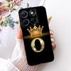 For Motorola Edge 70 Fusion 2026 Crown Letter Phone Case For Motorola Edge70 Fusion 5G XT2605 Black Silicone Soft Cases Bumpers
