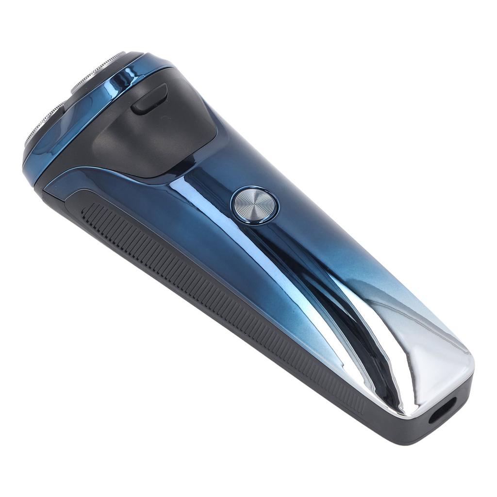 Электрический триммер для бороды для мужчин, 3 головки, 6200 об/мин, USB-перезаряжаемый, водонепроницаемый, с низким уровнем шума