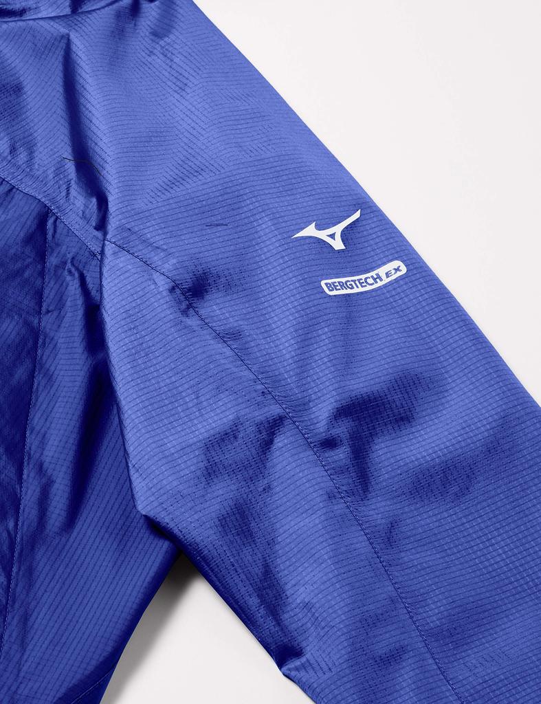 Mizuno Дождевой костюм Berg Tech EX Storm Saver V Мазарин Размер S к японскому размеру (A2JG4C01), Мужской, Синий, (эквивалент S)