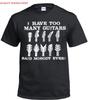 I Have Too Many Guitars No Guitarist Ever Tshirt Acoustic Electric Funny Top Tee