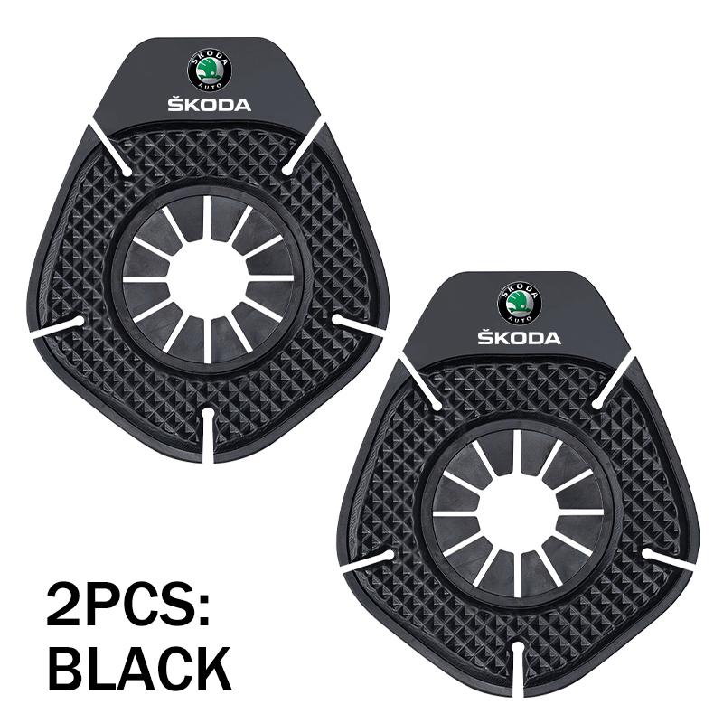 ADZ1 For Skoda Car Wiper Hole Protective Cover Windshield Wiper Bottom Silicone Pads Accessories Kamiq Karoq Octavia 2 3 Rapid Scala