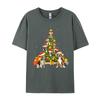 Mens Tshirt Beagle Dog Lover Matching Santa Beagle Tshirt Breathable Top Texture Fabric Leisure Tshirt