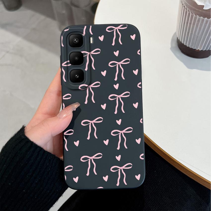 Для Infinix Hot 60 50 Pro Plus 40Pro 30 Play 70 60i 50i 40i 30i Чехол для телефона Сладкий Кролик Торт Новое Улучшение Мягкий Гладкий Силикон Легкий Прочный Корпус