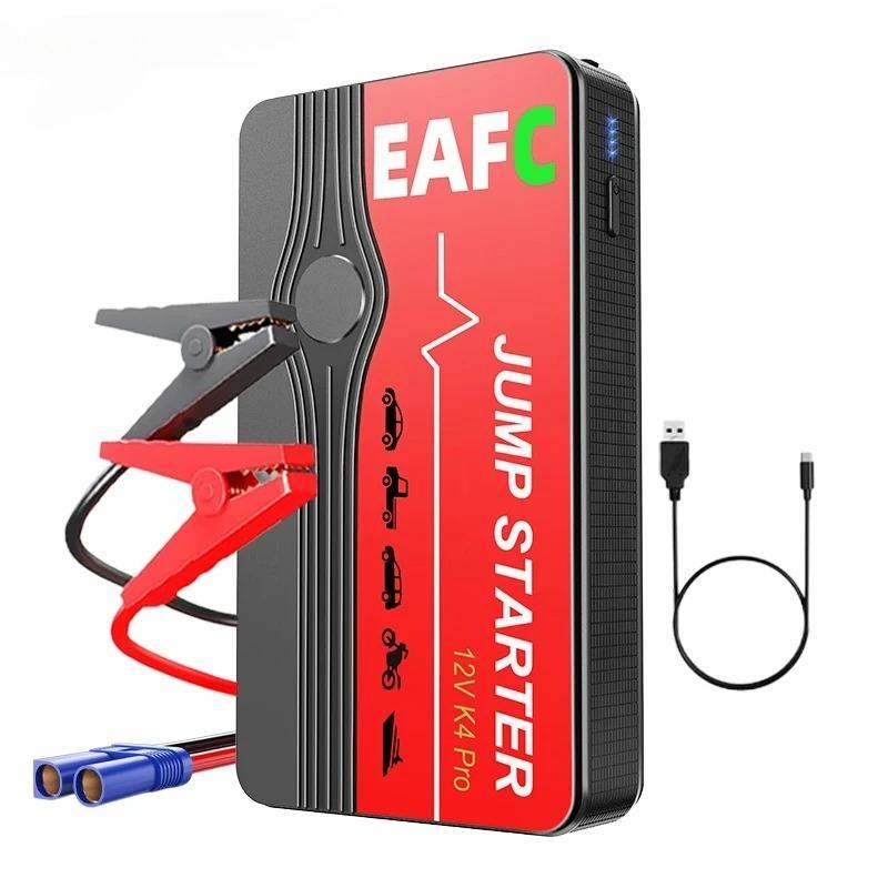 EAFC Портативное пусковое устройство для автомобиля Стартер Аккумуляторный Power Bank 12В 600А Пусковое устройство Авто Бастер Аварийный бустер Автомобильное зарядное устройство Запуск двигателя