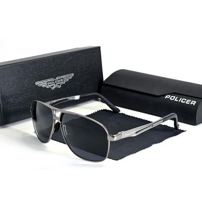 Солнцезащитные очки Policer для мужчин, солнцезащитные очки Polarized Travel Eyewears Classic Pilot Goggle с защитой UV 400