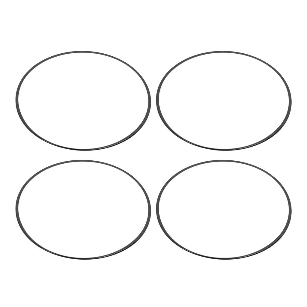 4 Pcs 20 Inch Wheel Rim Protector Scratch Proof Self Adhesive Fashionable Black Wheel Rim Decorative Ring