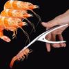 Stainless Steel Prawn Peeler Shrimp Deveiner Peel Device Creative Kitchen Tools Gadgets Cooking Seafood Tools