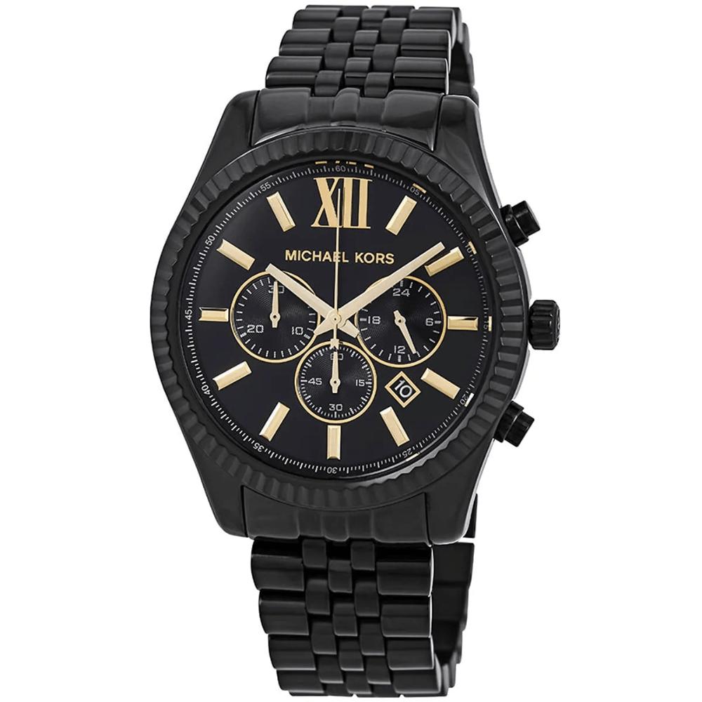 Michael Kors MK8603 Lexington Chronograph черные циферблаты мужские часы