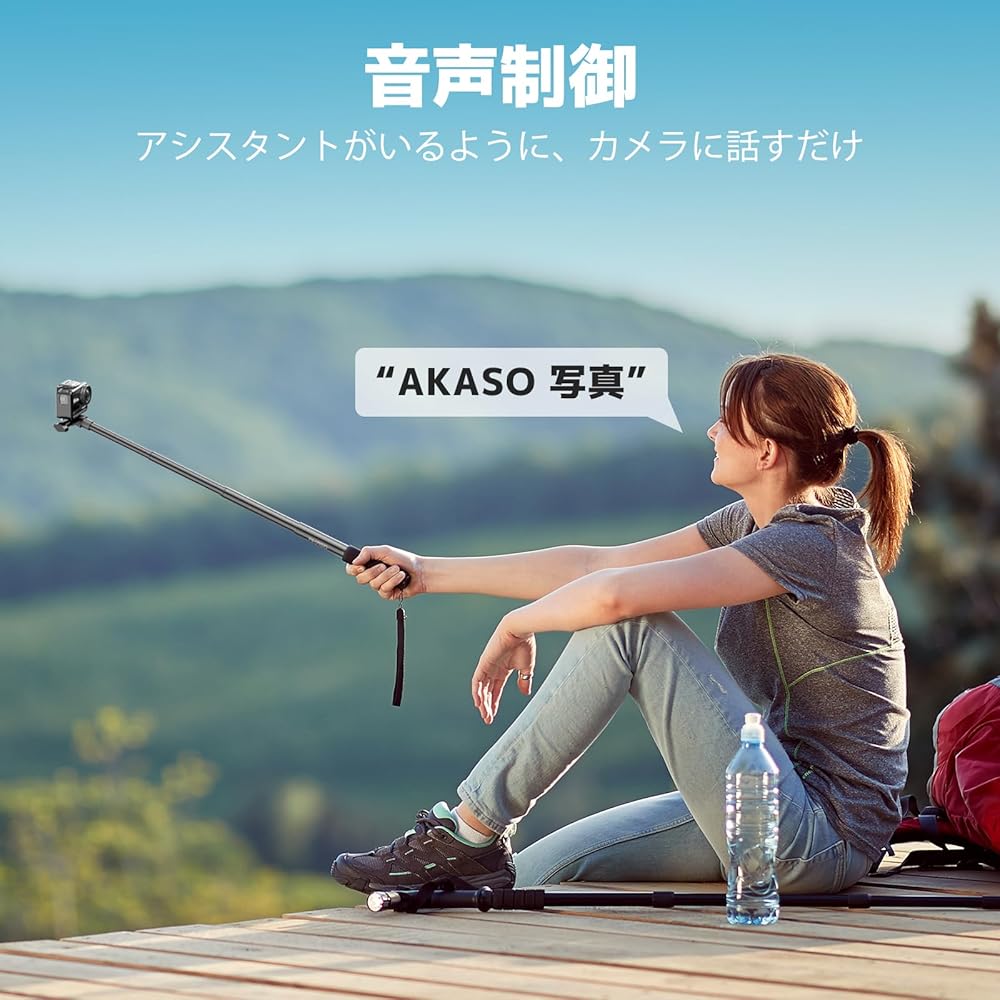 Экшн-камера AKASO Brave7 4K60fps 20MP Водонепроницаемая IPX8 Подводная камера 10M 6-осевая стабилизация изображения Голосовое управление Поддержка внешнего микрофона Act