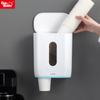 Disposable Cup Holder Double-barrel Cup Dispenser Water Dispenser Storage Paper Cup Holder Automatic Cup Dropper Paper Cup Storage Rack