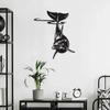 1pc Metal Wall Sculpture,Marine Life Silhouette Wall Hanging Iron Art Wall Decoration Wall Sticker Artwork