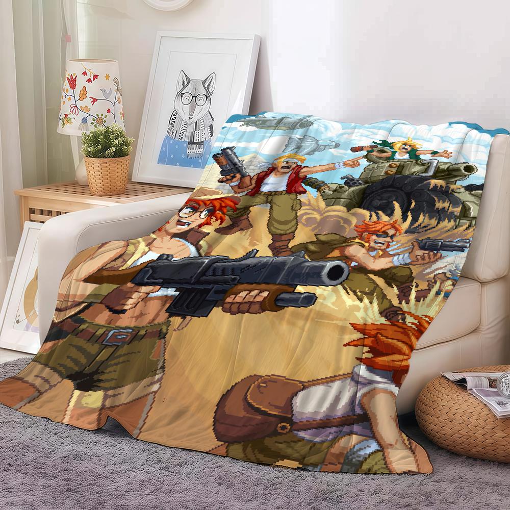 Game Metal Slug Tactics Blanket Soft and Skin Friendly For Couch Bed Napping Bedspread All Seasons Comforter