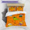 3pcs Rugrats pattern bedding set duvet cover set includes duvet cover &pillowcases, perfect all season bedroom decoration & gift