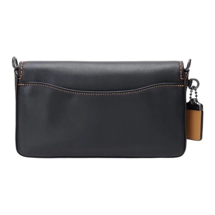Coach Dinky 23 Fashion Casual Versatile Chain Leather Crossbody Shoulder Bag Women Bags Black 55149-BPBLK
