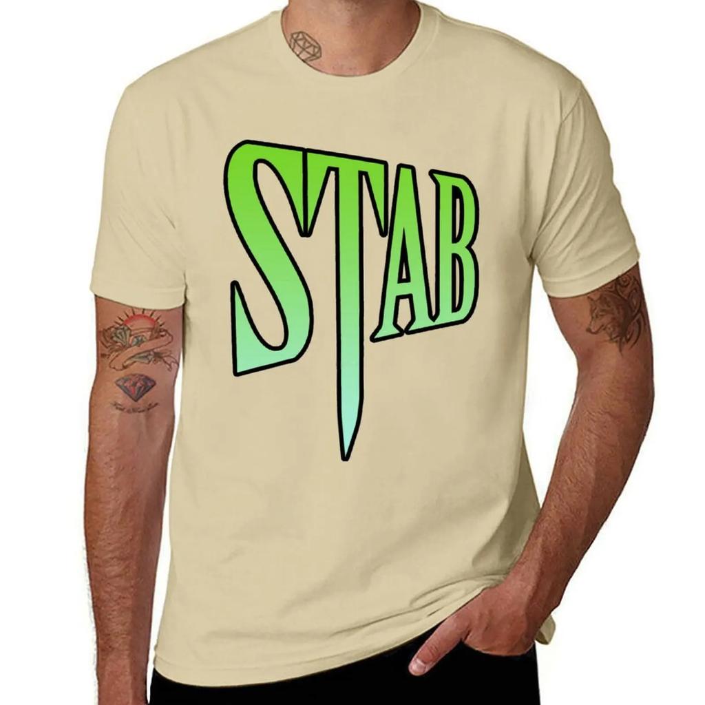 Stab TShirt blacks summer tops hippie clothes tops big and tall t shirts for Unisex