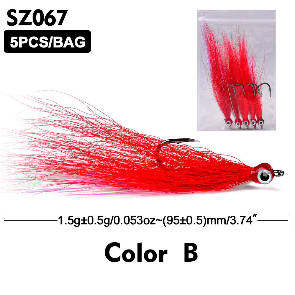 Биомиметический крючок для приманки, якорный крючок, крючок с перьями, привязка для волос, одинарный крючок, колючий рыболовный крючок, рыболовные снасти, аксессуары для рыбалки на открытом воздухе