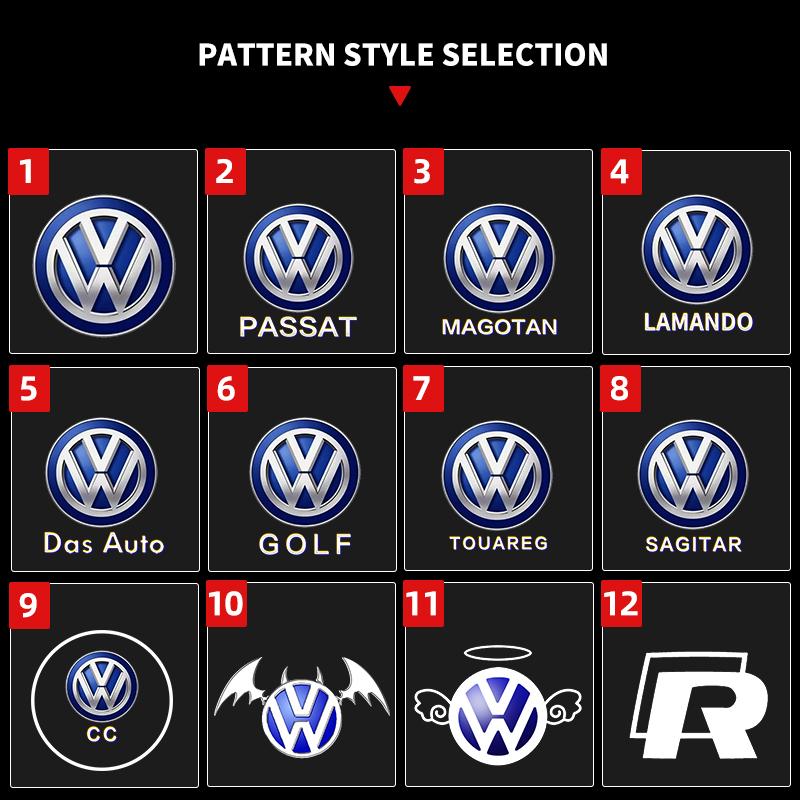 2026 Новые Для VOLKSWAGEN VW 2 шт. Светодиодный Логотип Двери Автомобиля Приветственный Свет Теневой Проектор Приветствия Для Volkswagen Sagitar Passat TI