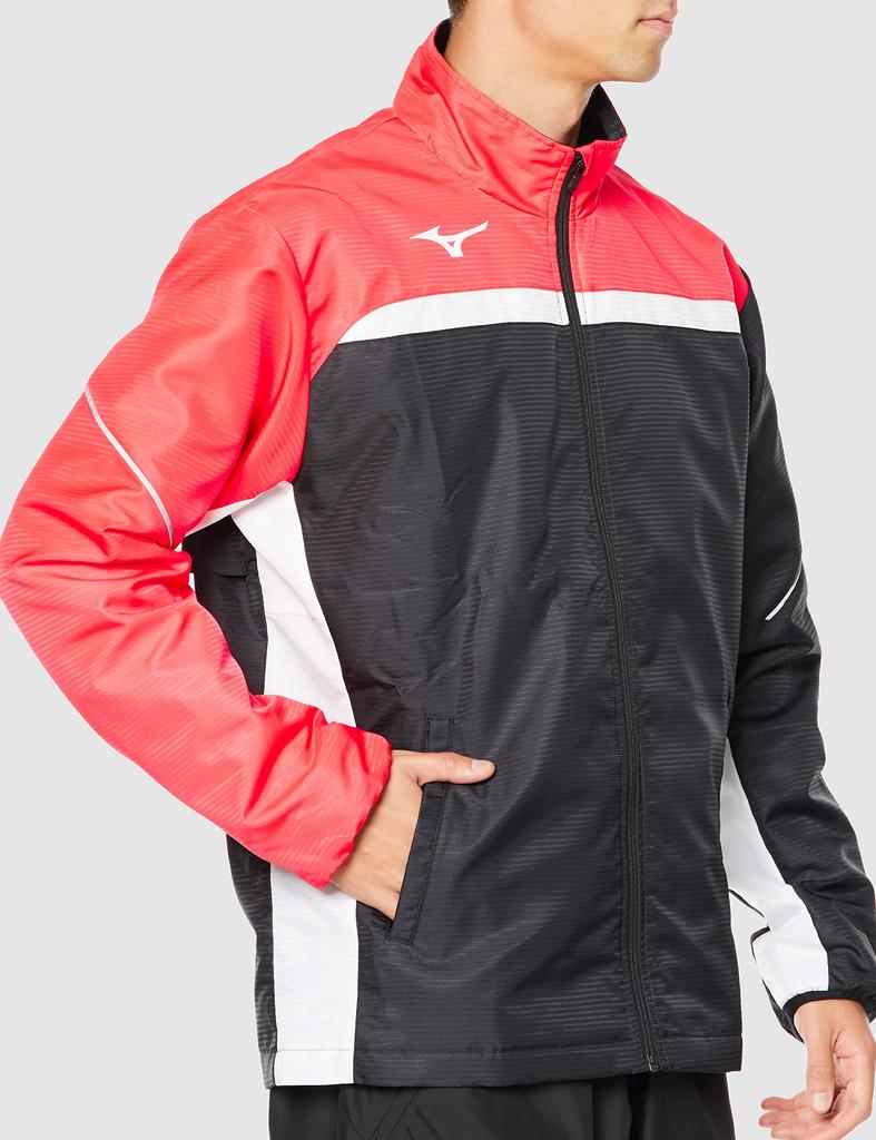 Куртка Tennis Wear Active Warmer Dynamotion Fit Thermal Water Repellent 62JE2502 Black x Driven Pink x White M [Mizuno]