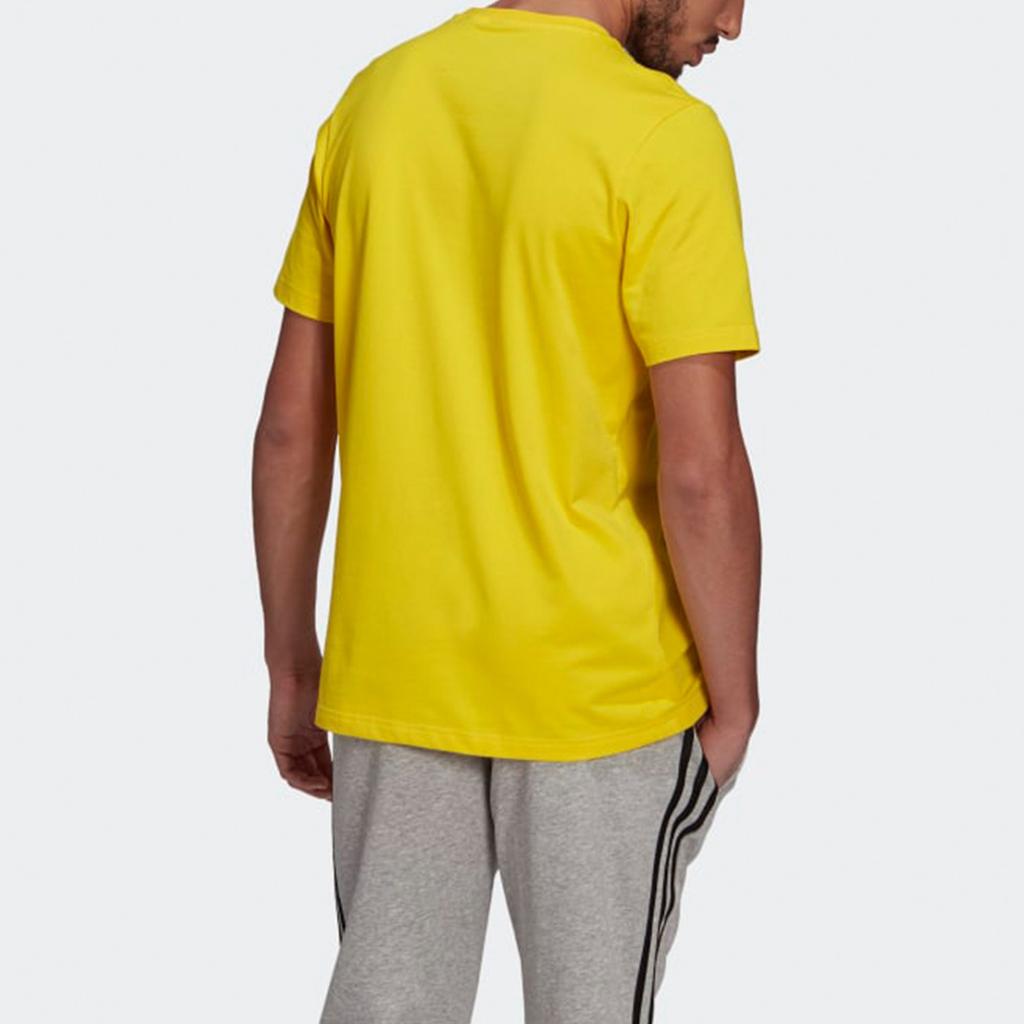 adidas Футболки Мужские Желтые С Круглым Вырезом Средней Посадки GM3248