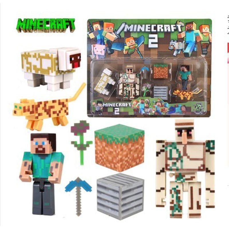 Коллекция фигурок-пазлов Minecraft Высококачественный домашний декор и подарок для геймеров