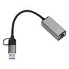 Gigabit Ethernet Adapter Professional Stable USB Network Internet Adapter for Windows