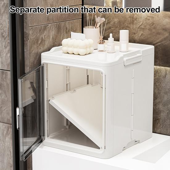 Тонкий Дизайн Шкаф для Хранения в Ванной Регулируемая Система Полок Передвижной Складной Органайзер для Маленьких Пространств