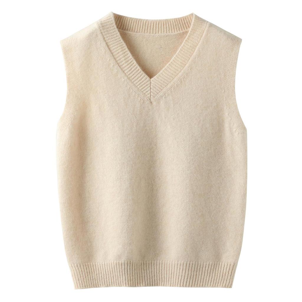 Новый детский sleeveless свитер с V-образным вырезом из 100% шерсти