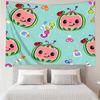 Cocomelon Print Tapestry, Backdrop, Easy Setup, Ideal for Bedroom, Office & Living Room, with Aesthetic Wall Hanging Decor.