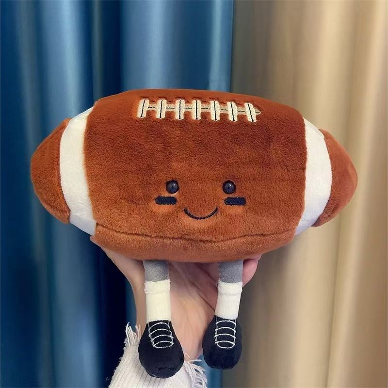 Simulation Rugby Doll Plush Toy Handmade Doll Cartoon Anime Cute Pillow Cushion Home Decoration Children's Birthday Gift To