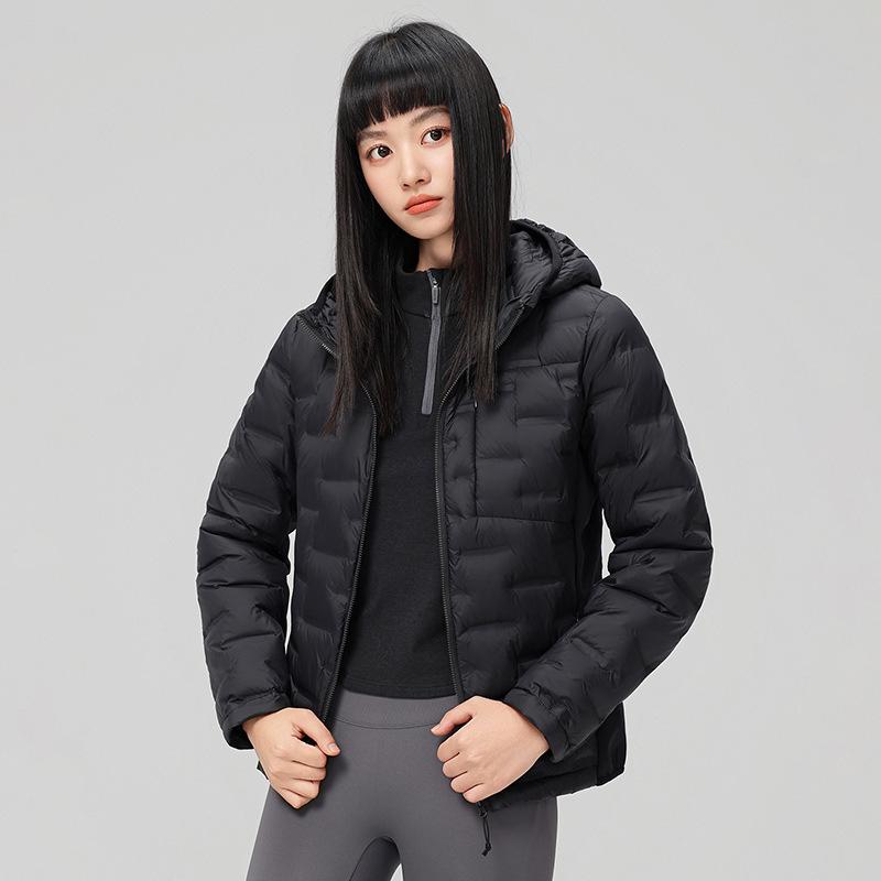 Unisex Lightweight Hooded Down Jacket - 2025 Winter, 90% Down, Warm, Casual Sportswear for Couples