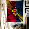Настенный тканевый плед с принтом FCB Декоративные гобелены для спальни, гостиной, домашнего декора