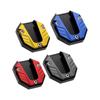 Aluminum Alloy Motorcycle Kickstand Extender Foot Side Stand Extension Pad Anti Slip Side Support Plate Motorbike Accessories