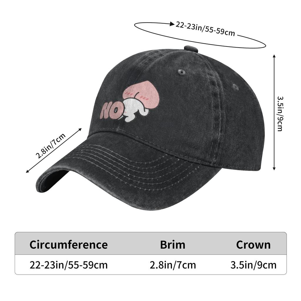 Washed Baseball Cap Apeach kakao friends Summer Trucker Hat For FeUnisex Unisex Streetwear Outdoor Gym Sun Snapback Cap