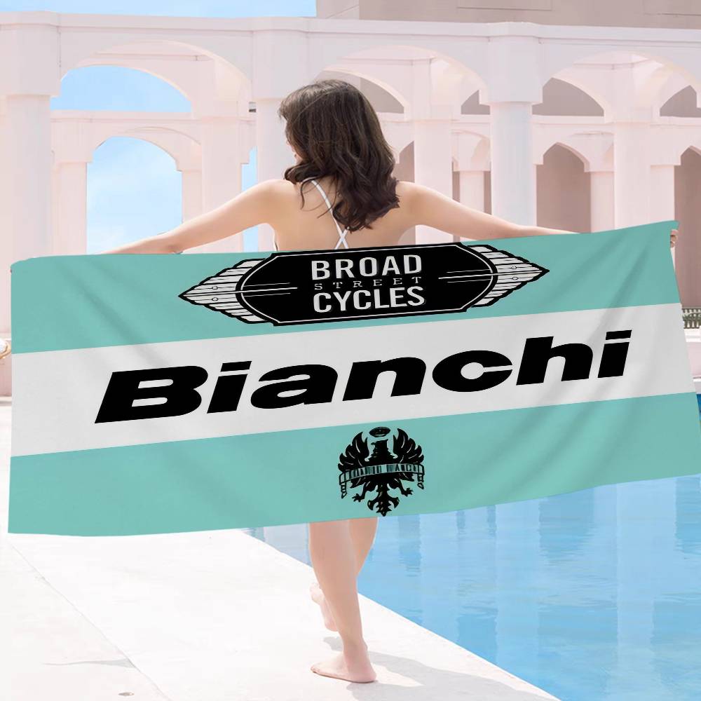 Ковер для гостиной Велосипед Bianchi Микрофибровое одеяло Быстросохнущие пляжные полотенца Большое Супервпитывающее полотенце-одеяло для бассейна