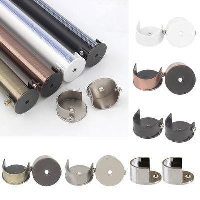 Комплект кронштейнов для карниза для штор, настенное крепление, кронштейны для держателей штор для 28-миллиметровых штанг, современный дизайн, простая установка