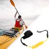 Kayak Accessory Safety Paddle Stand Up Paddle Surfing Leash For Surfboard (Yellow)