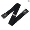 Buckle-Free Belts For Women Men Jean Pants Dress No Buckle Adjustable Stretch