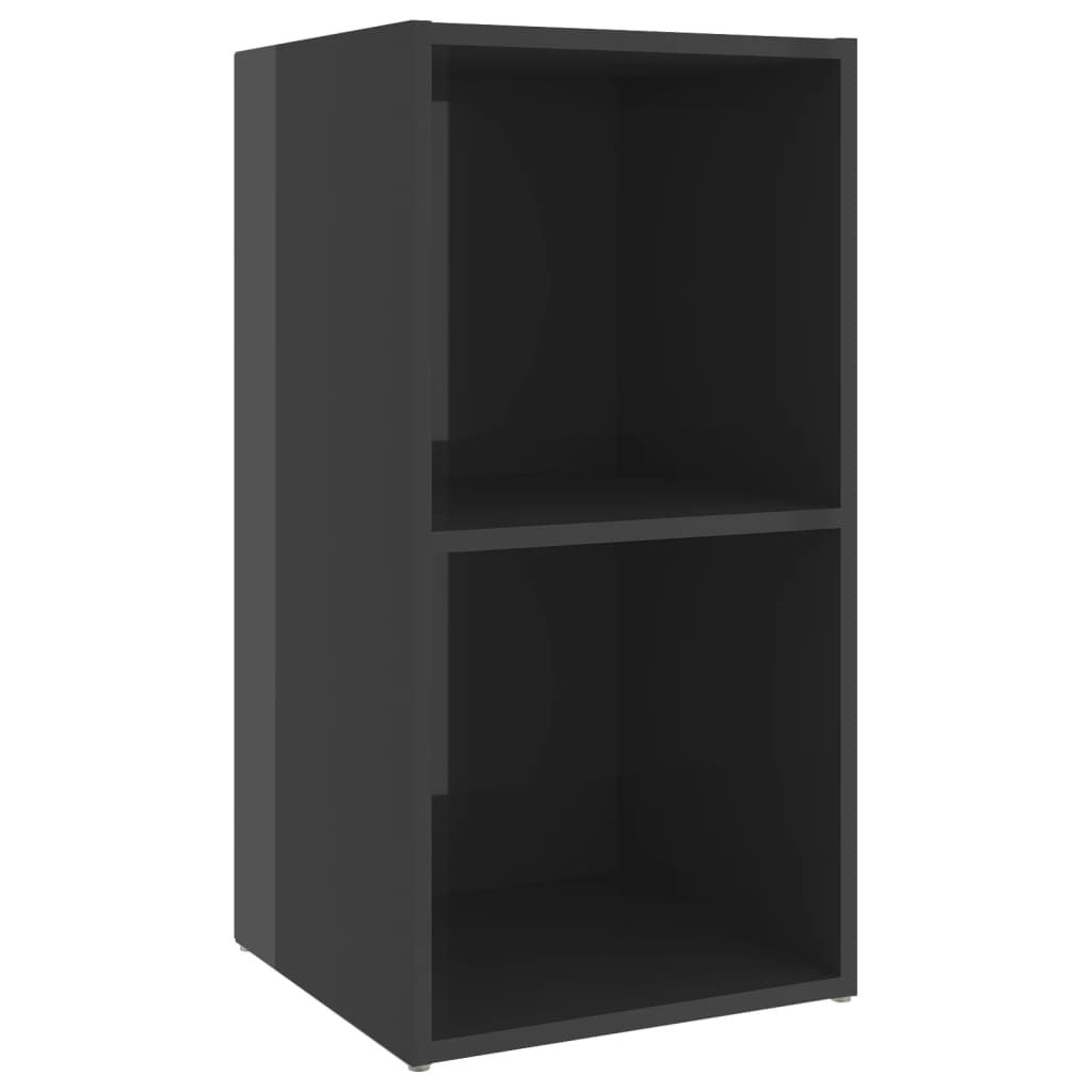 TV Cabinets 4 pcs High Gloss Gray 72 x 35 x 36.5 cm Engineered Wood