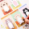 1 Pcs Cute Kawaii Cat Kitty Sticky Notes Sticker Memo Pad Scrapbooking School Office Supply Stationery Gift Bookmark