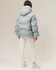 Пуховик женский SNOW OWL 24252 S голубая