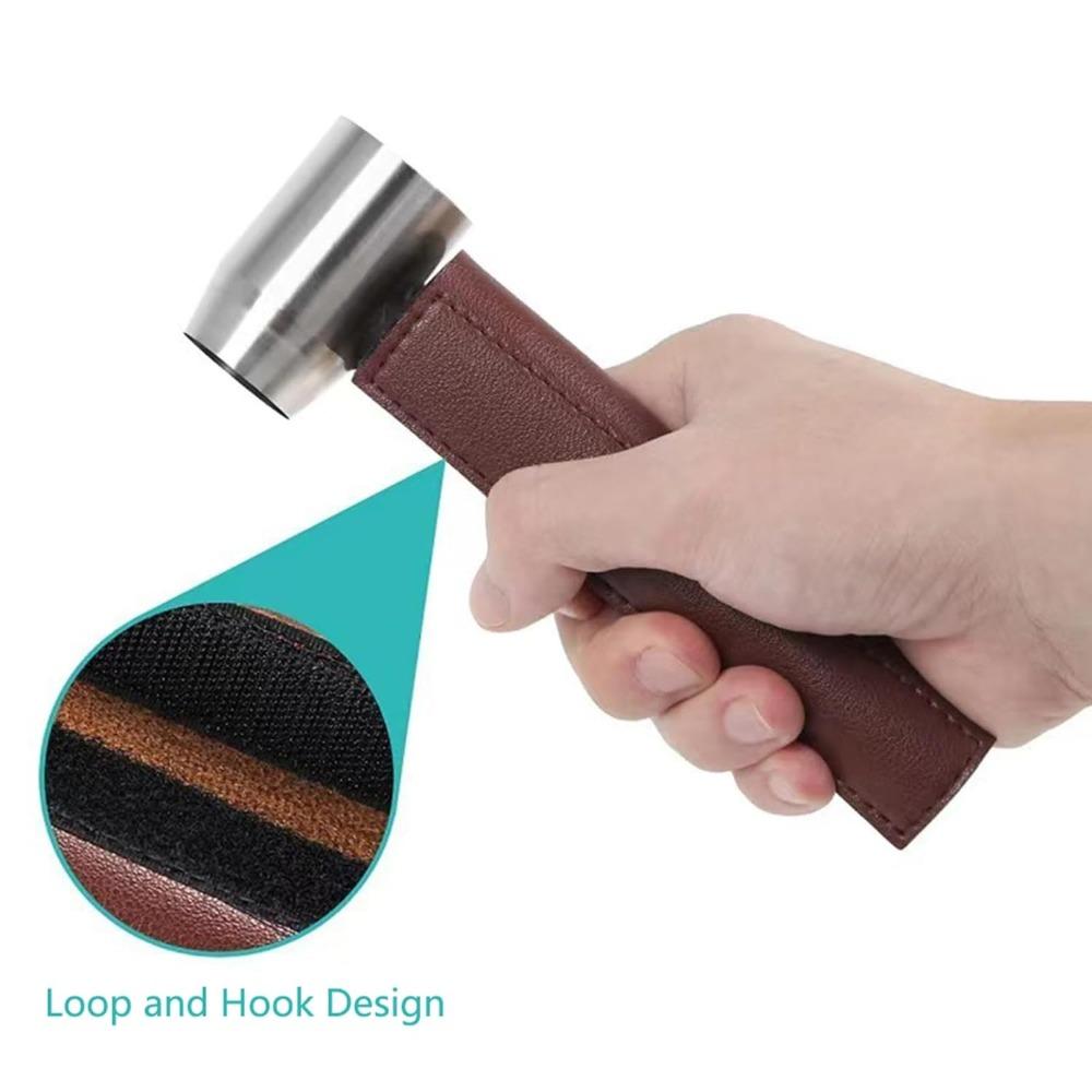 Survival Settlers Tool Bushcraft Hand Auger Wrench Scotch Eye Wood Drill Manual Drill Wrench Bushcraft Survival Tool with Leather Pouch and Hook