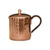 Кружки для Moscow Mule Премиум Качества Чеканные Кружки Тяжелая Красная Медь Розовое Золото 100% Ручная Работа Чистая Сплошная Латунь Кружки