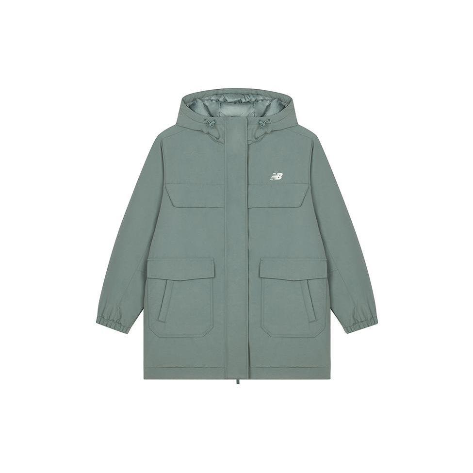 New Balance Женская зеленая пуховая куртка AWJ33332-DKJ