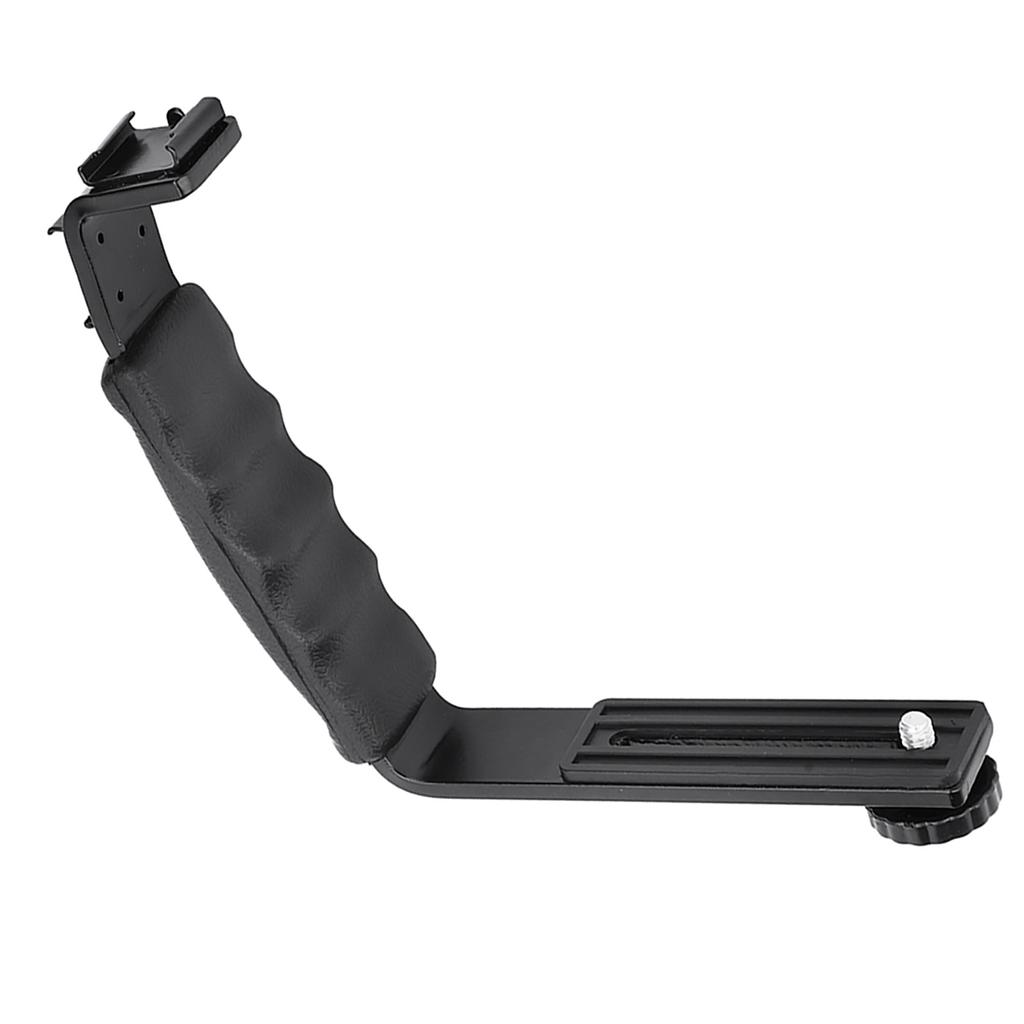 L Shaped Handheld Stabilizer Bracket with Cold Shoe Interface for DJI OM 4 Osmo Mobile 2 3